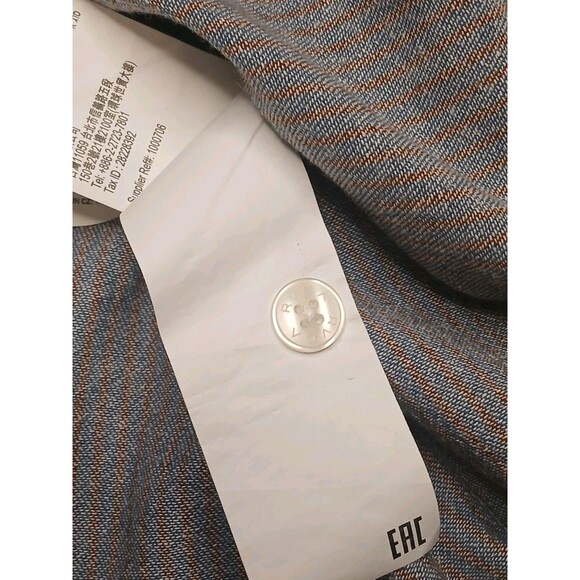 RVCA Mens Shirt Sz L Dayshift Button Down Collared Long Sleeve Stripe $70 NWT - Picture 6 of 14